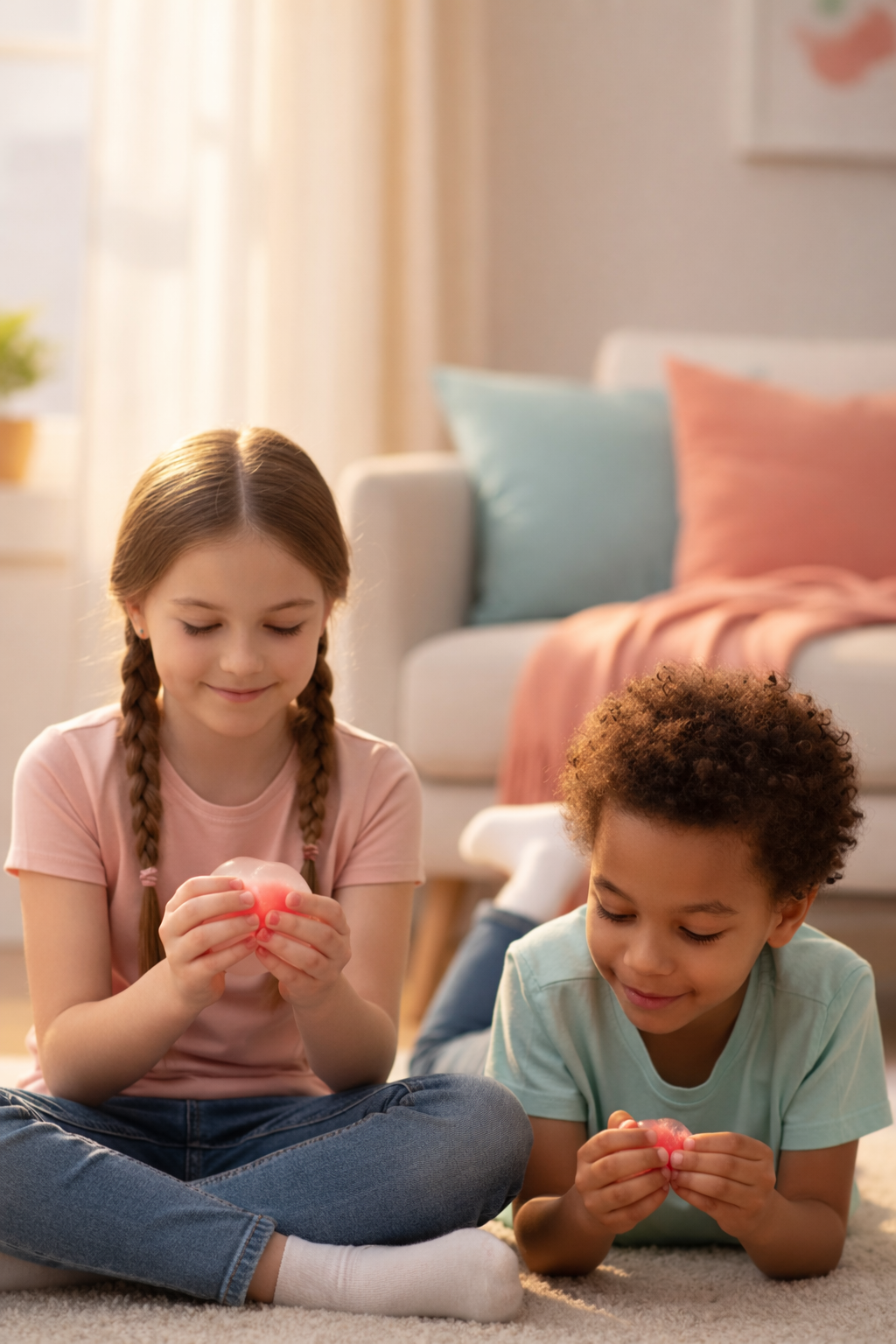 Squishy Mochi Morango Antiestresse - Alívio Estresse Recuperação Lenta