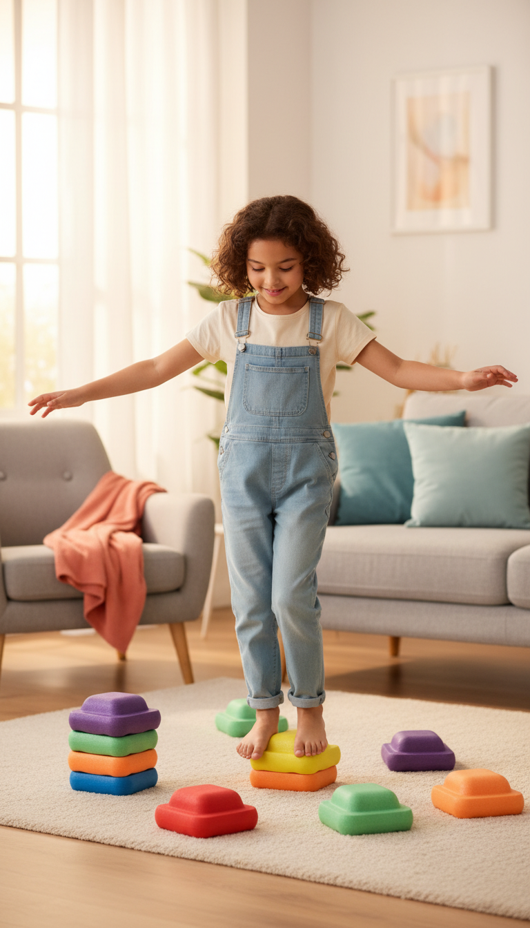 Blocos Equilíbrio Espuma - Desenvolvimento Motor Grosso