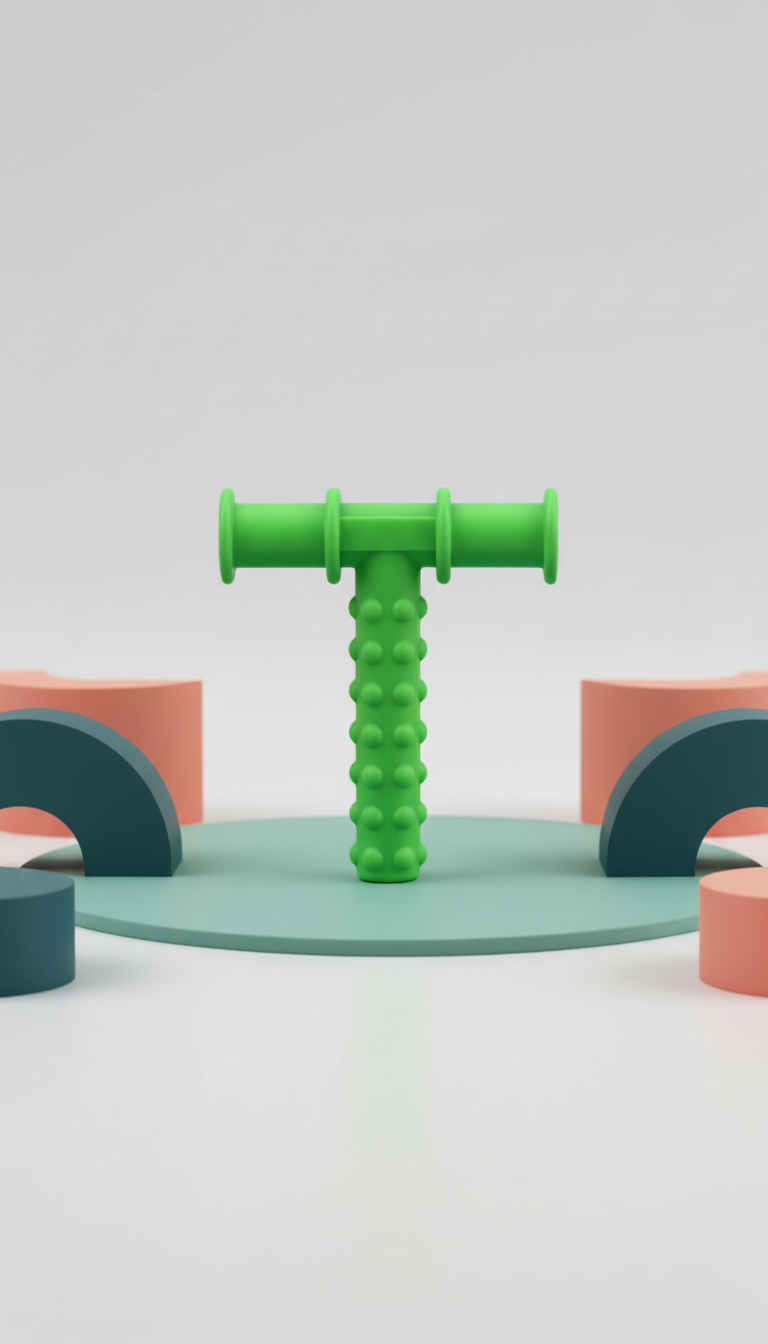 Mordedor Sensorial Oral Silicone - Estímulo Motor Infantil