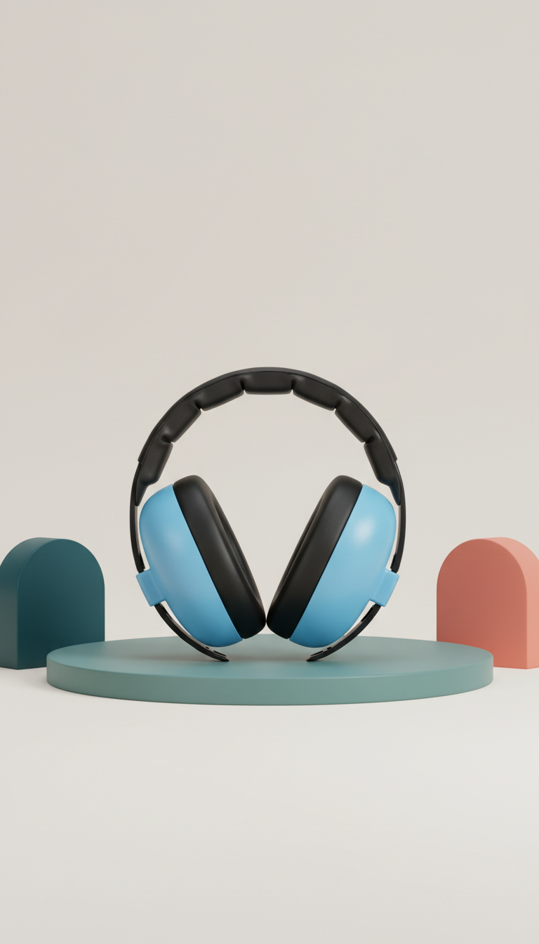 Abafador Ruído Bebê Faixa - Conforto Sensorial Descanso 23dB