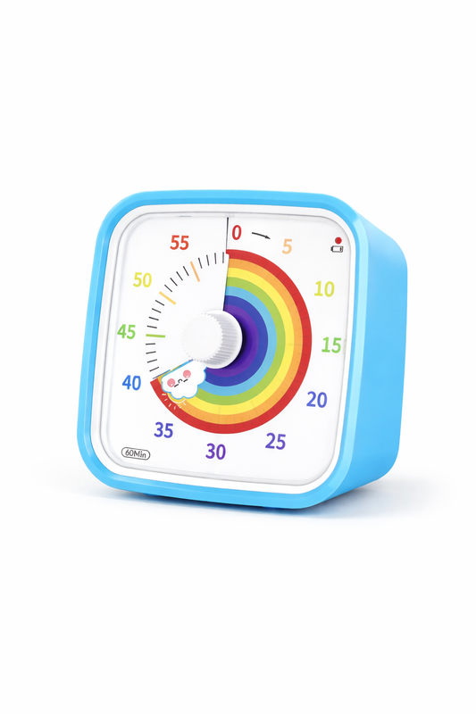 Temporizador Visual Disco Arco-Íris - Gestão Tempo 60min