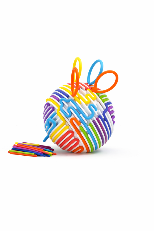 Bola Sensorial Montessori - Estímulo Motor e Concentração