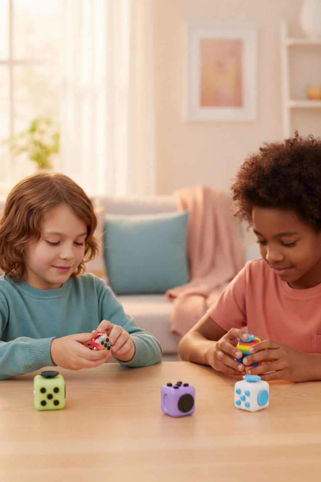 Cubo Fidget Infinito Magnético - Alívio Estresse e Ansiedade