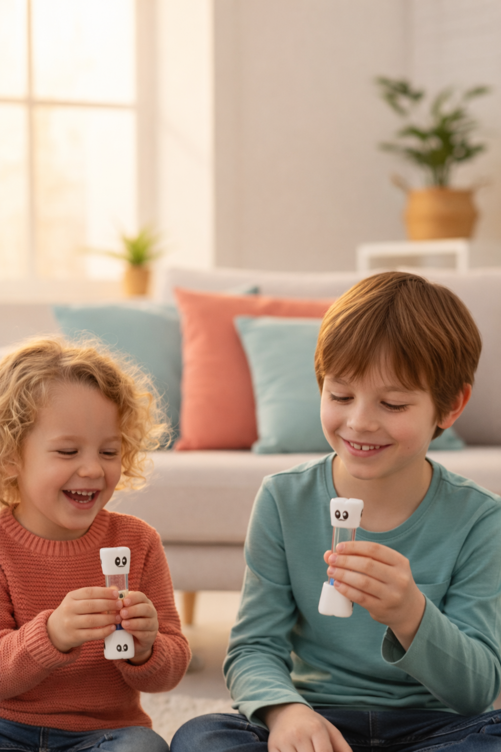 Ampulheta Sensorial Smile 2min - Foco e Concentração Infantil