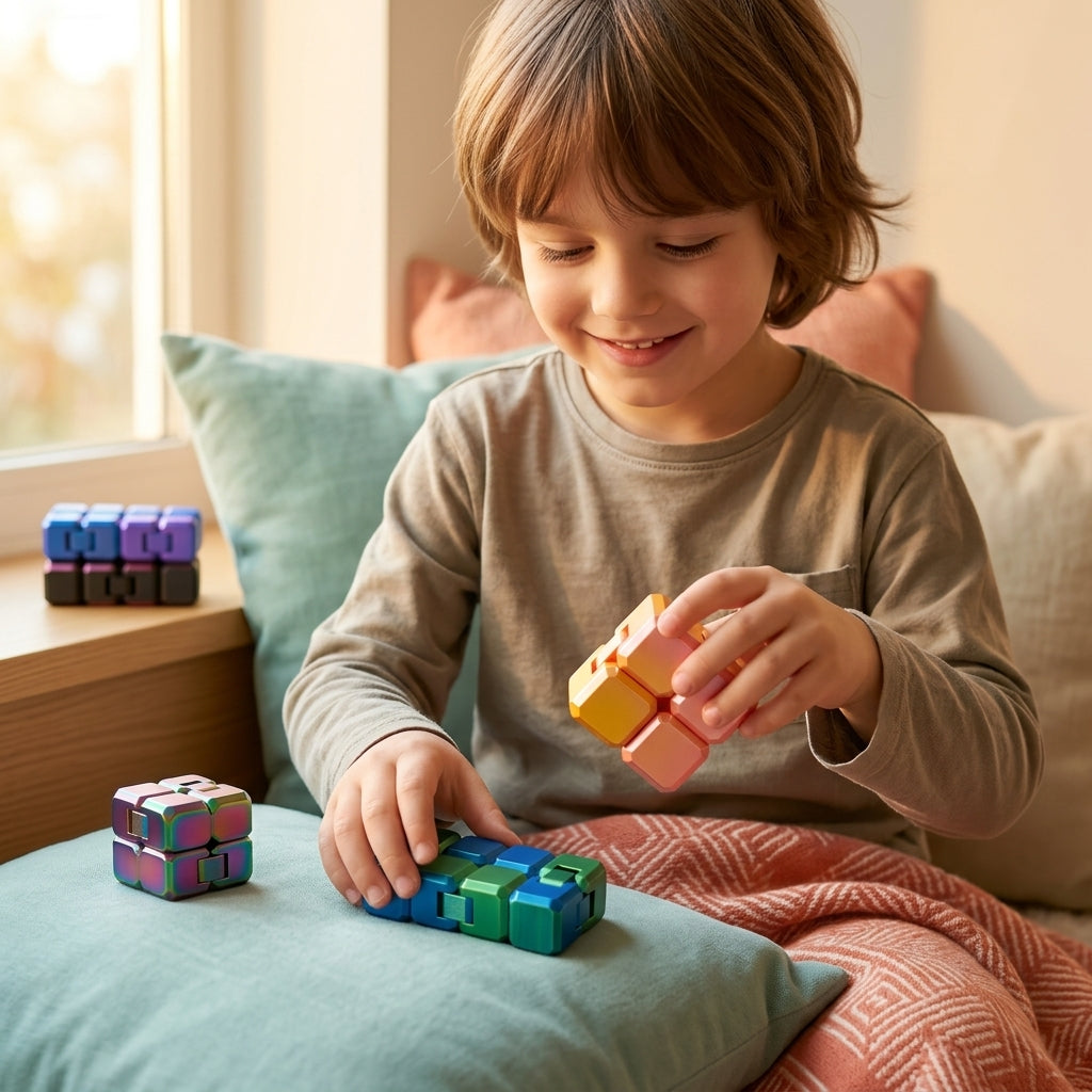 Cubo Mágico Infinito Fidget Incluo - imagem 3