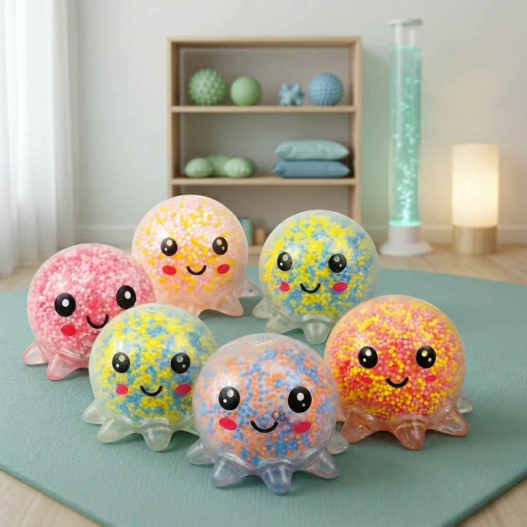 Kit Bolas Kawaii Squishy Incluo - imagem 3
