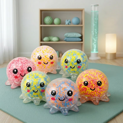 Kit Bolas Kawaii Squishy Incluo - imagem 3