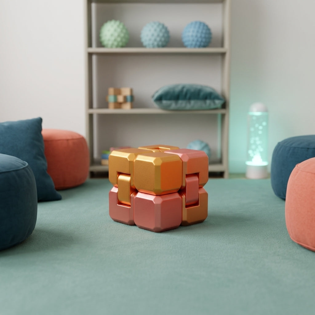 Cubo Mágico Infinito Fidget Toy - Portátil e Silencioso — imagem 6