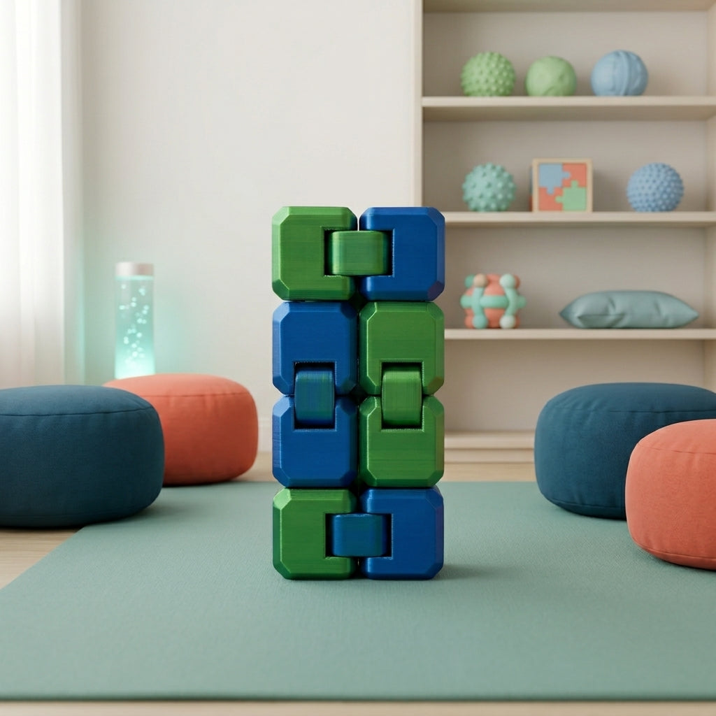 Cubo Mágico Infinito Fidget Toy - Portátil e Silencioso — imagem 7