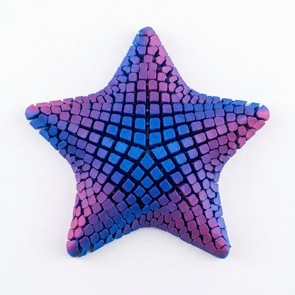 Brinquedo Articulado Estrela-do-Mar 3D - Fidget Decorativo | Incluo