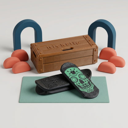 Fidget Slider Skate Fingerboard Magnético - com Estojo
