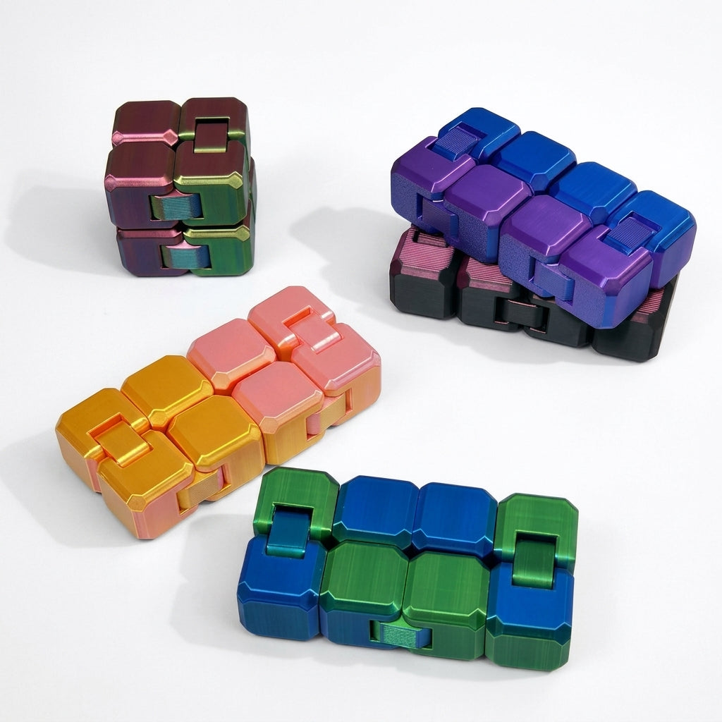 Cubo Mágico Infinito Fidget - Brinquedo Educativo | Incluo