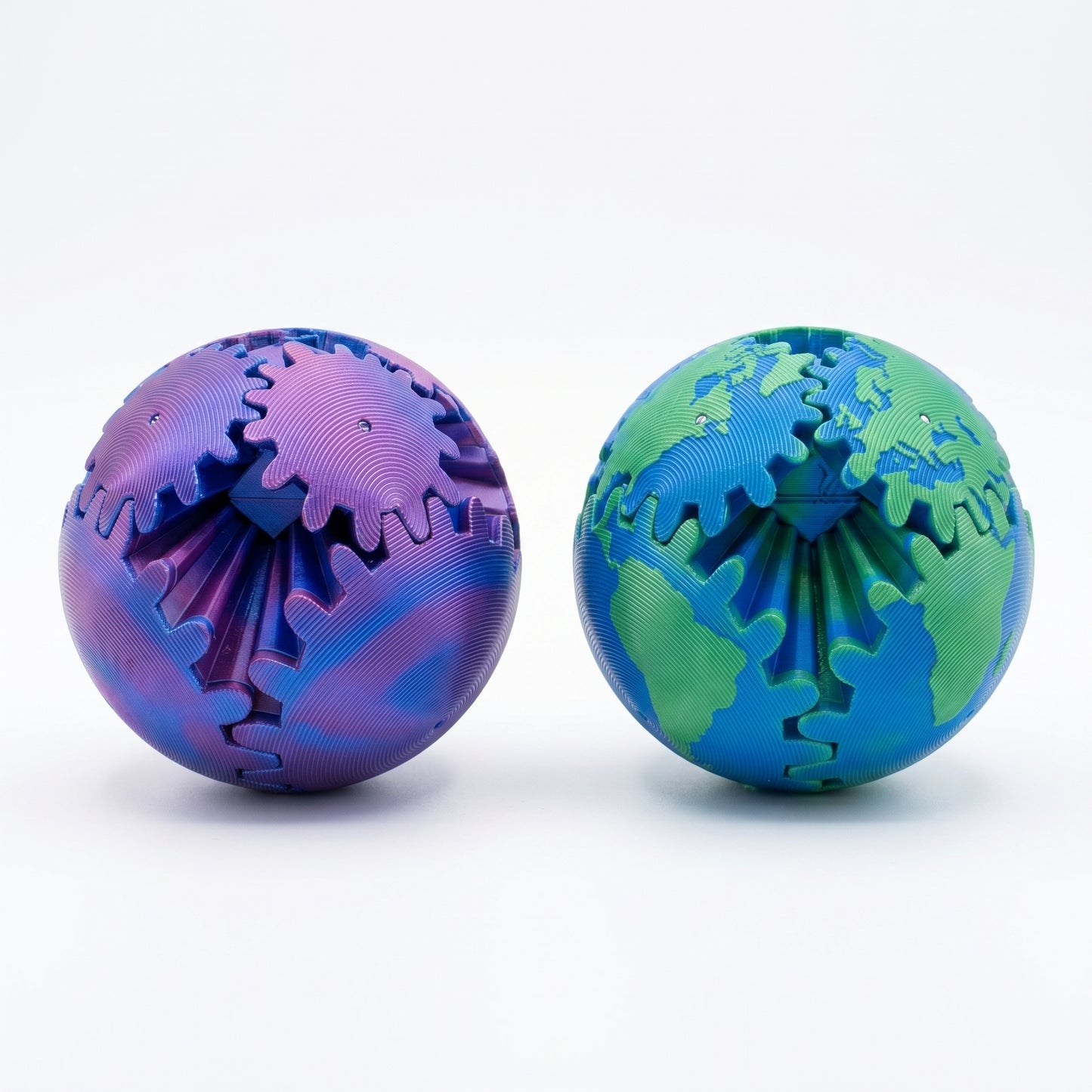 Bola Sensorial de Engrenagem 3D Fidget — Kit 2 Unidades - Incluo