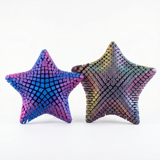 Estrela-do-Mar Articulada 3D Fidget - Kit 2 Unidades
