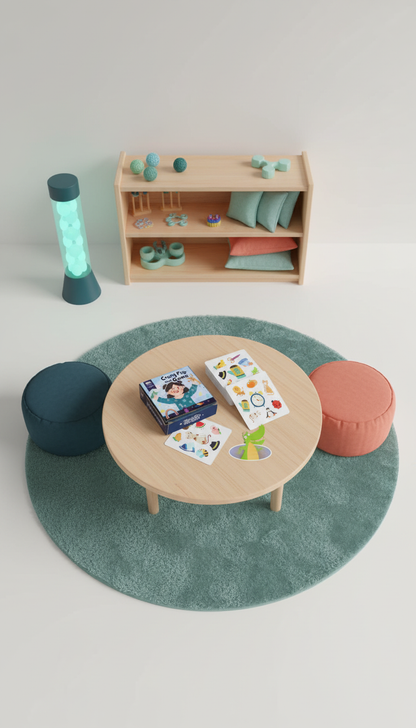 Jogo de Memória Montessori Bilíngue - Aprenda Inglês Brincando