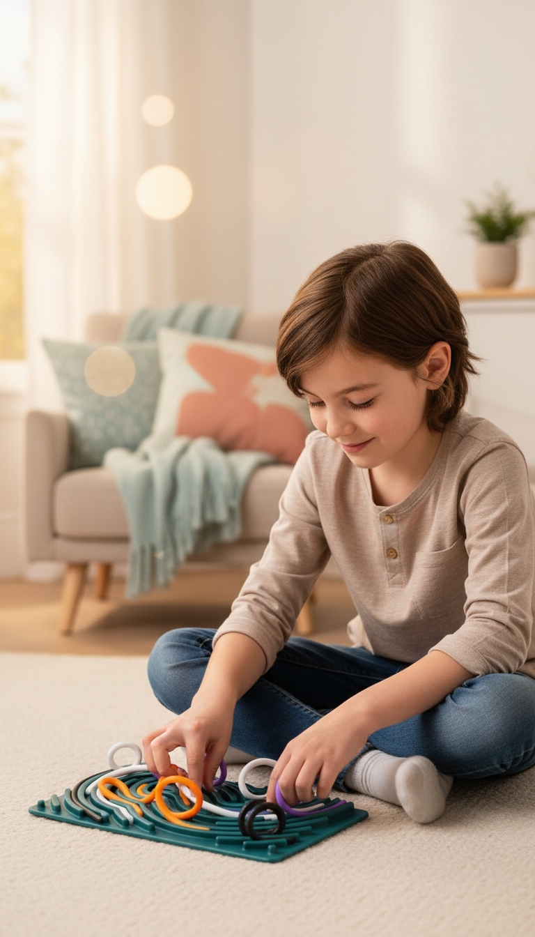 Painel Sensorial de Silicone - Autorregulação e Foco Infantil