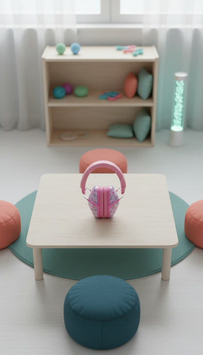 Abafador Ruído Infantil Unicórnio - Conforto Sensorial 25dB