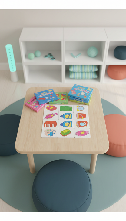 Cartões Montessori Cognitivos - Aprendizado e Concentração