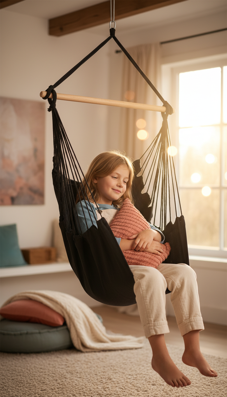 Cadeira Suspensa Sensorial - Relaxamento Proprioceptivo Conforto