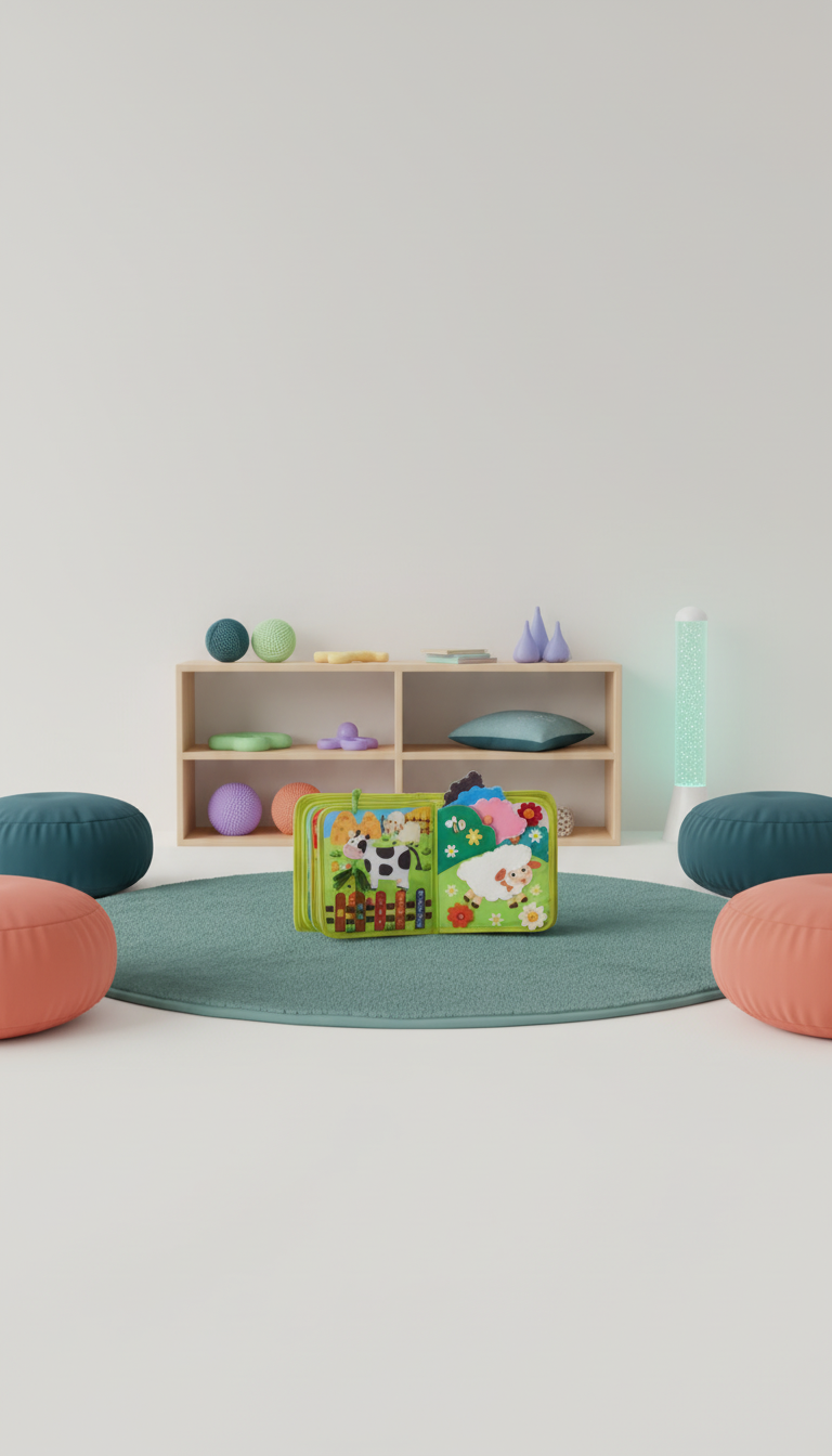 Busy Book Fazenda Bilíngue Montessori - Aprenda Inglês Brincando