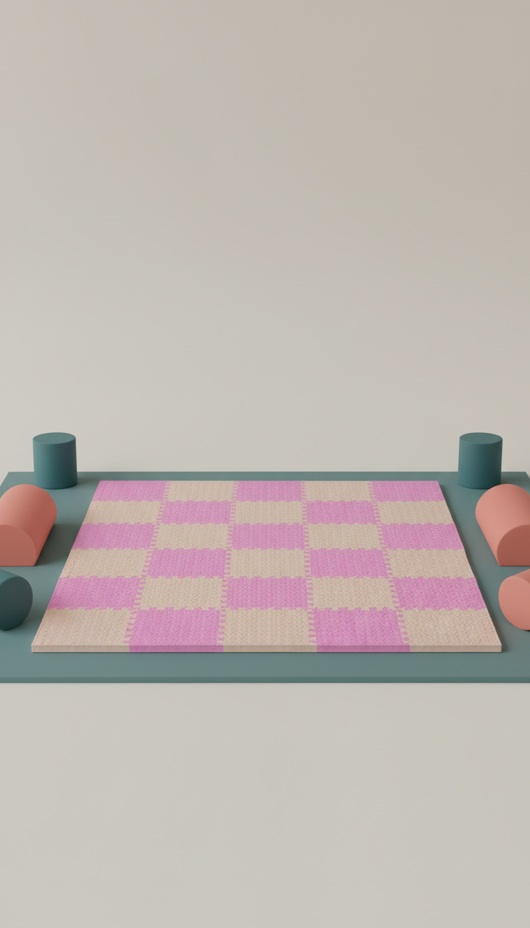 Tapete Puzzle EVA Bebê 30x30cm - Educativo Macio Antiderrapante