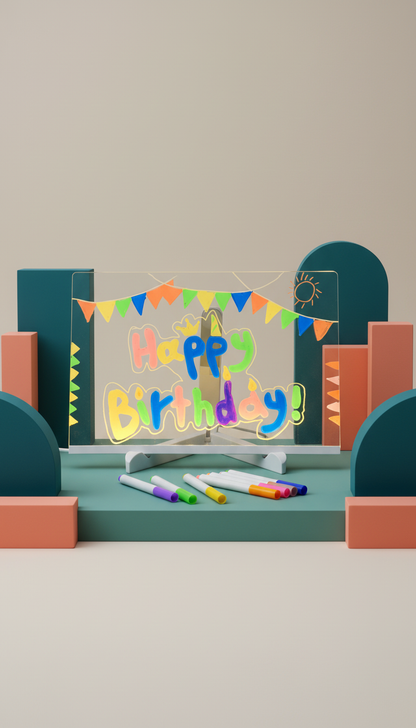 Quadro de Mensagens LED Luminoso - Organização Visual e Comunicação