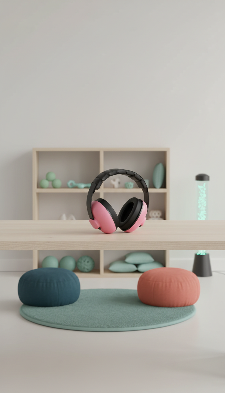 Abafador Ruído Bebê Faixa - Conforto Sensorial Descanso 23dB