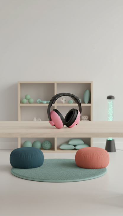 Abafador Ruído Bebê Faixa - Conforto Sensorial Descanso 23dB