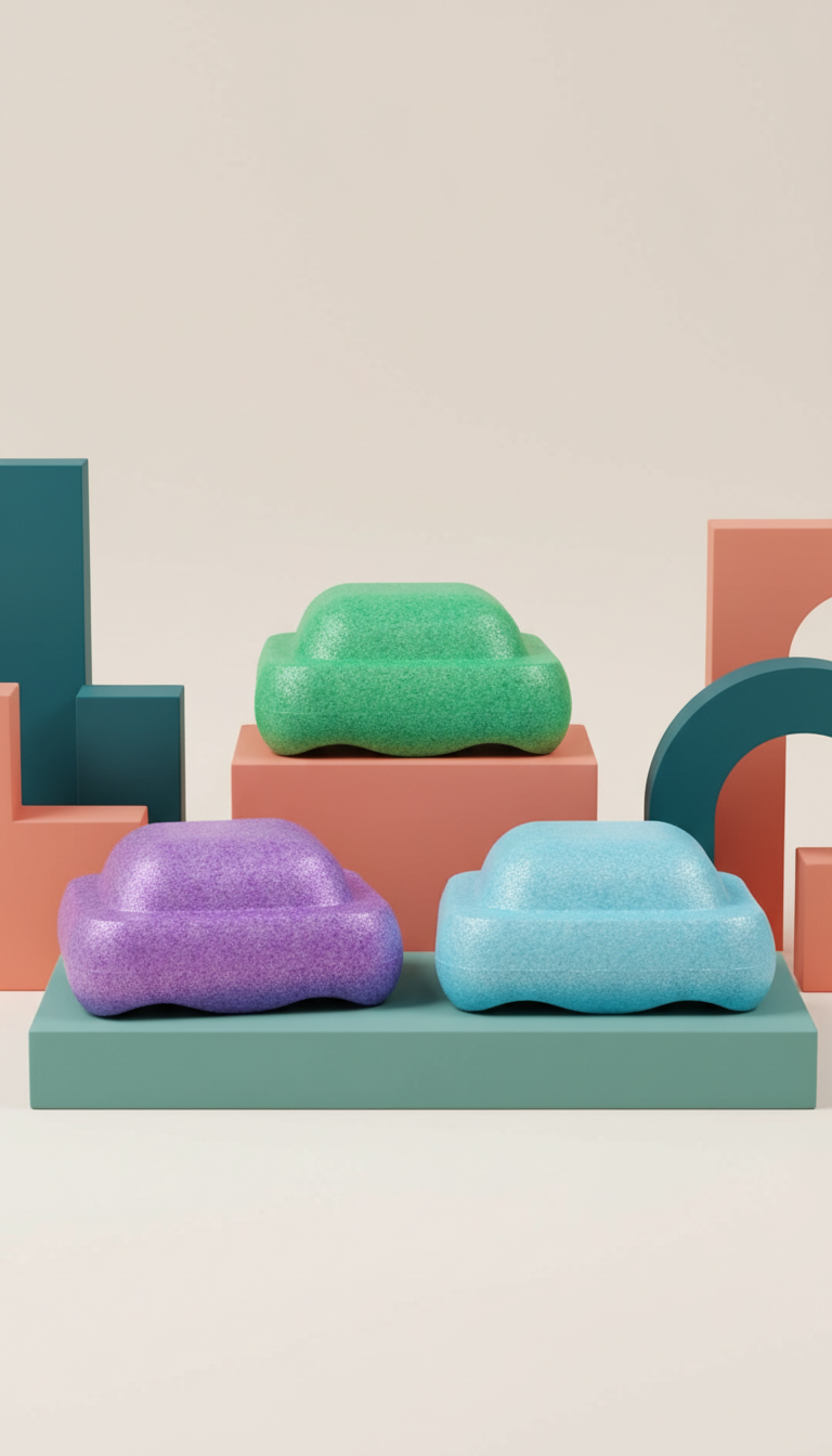 Blocos Equilíbrio Espuma - Desenvolvimento Motor Grosso