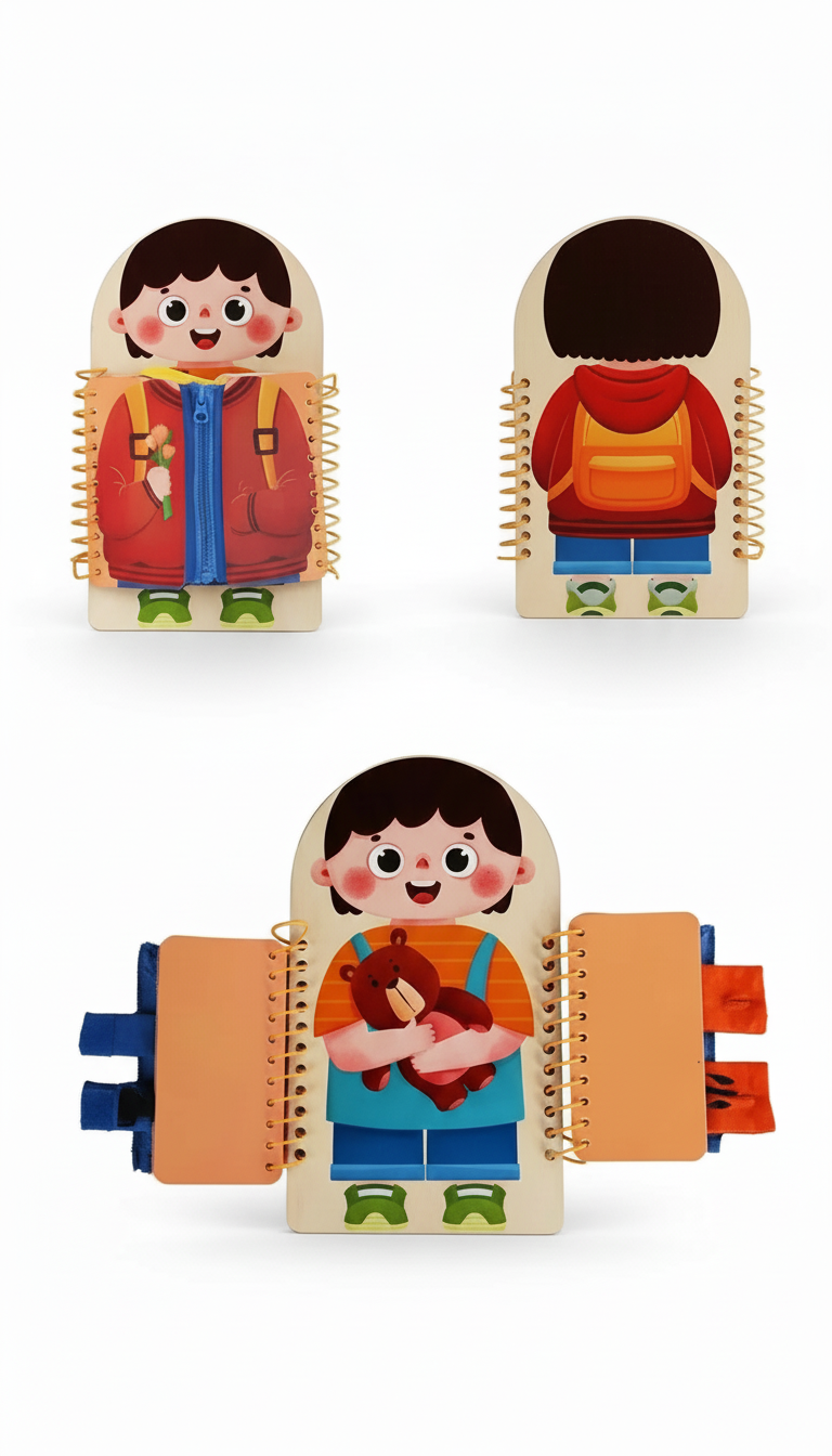 Quadro Ocupado Montessori Bilíngue - Aprenda Inglês Brincando