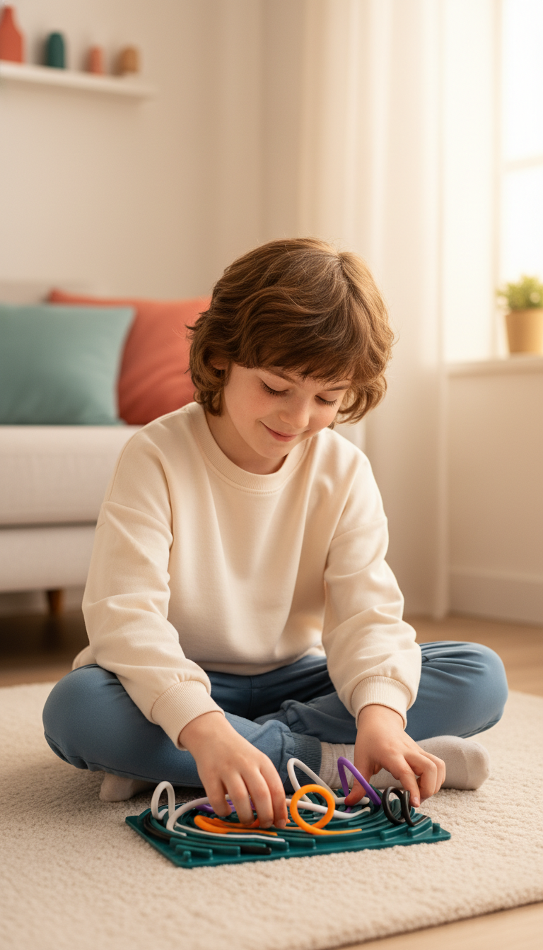 Painel Sensorial de Silicone - Autorregulação e Foco Infantil