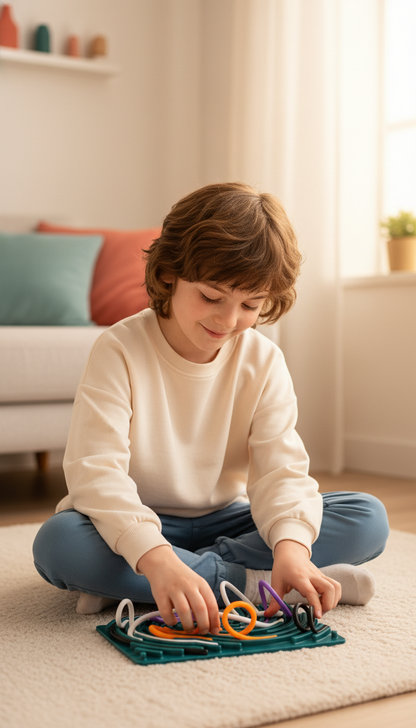 Painel Sensorial de Silicone - Autorregulação e Foco Infantil