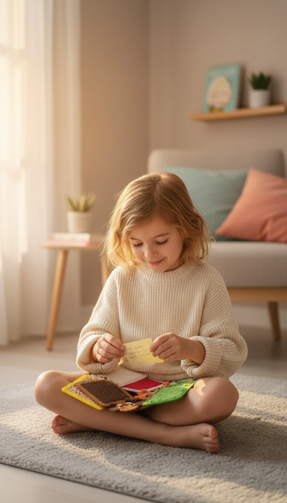 Tapetes Sensoriais de Feltro Animais para Autismo e TDAH