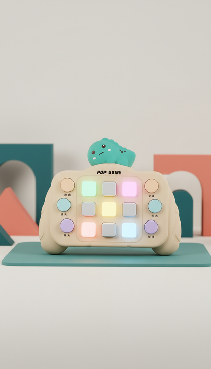 Busy Board Montessori LED - Painel Sensorial Bilíngue Infantil