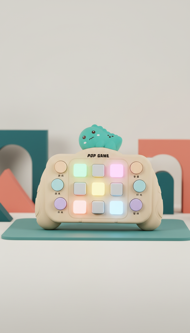 Busy Board Montessori LED - Painel Sensorial Bilíngue Infantil