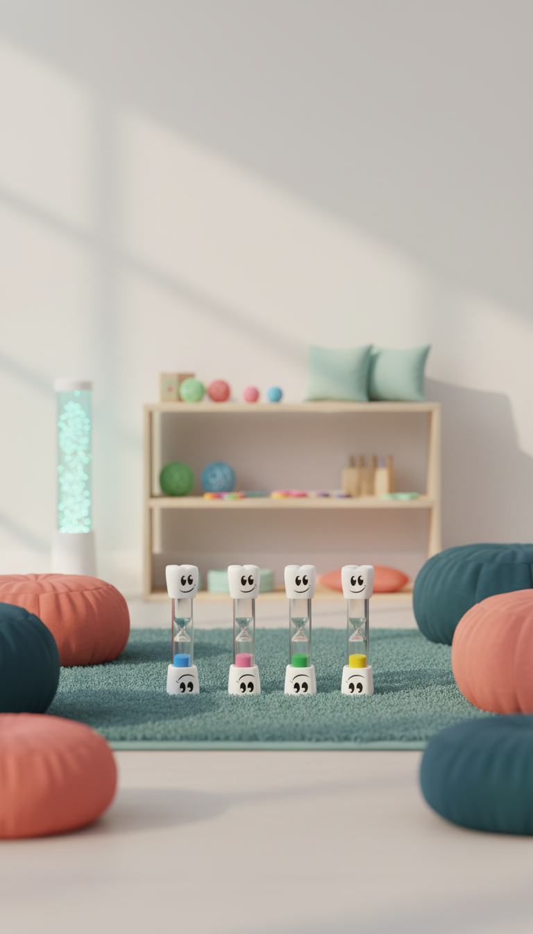 Ampulheta Sensorial Smile 2min - Foco e Concentração Infantil