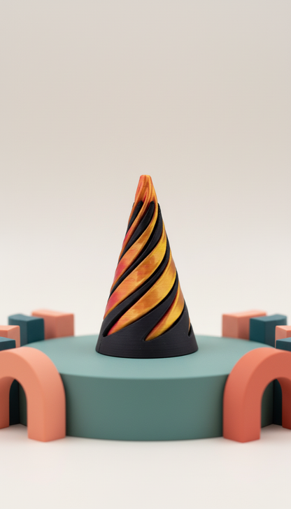 Pirâmide Impossível Fidget Sensorial Alívio Estresse