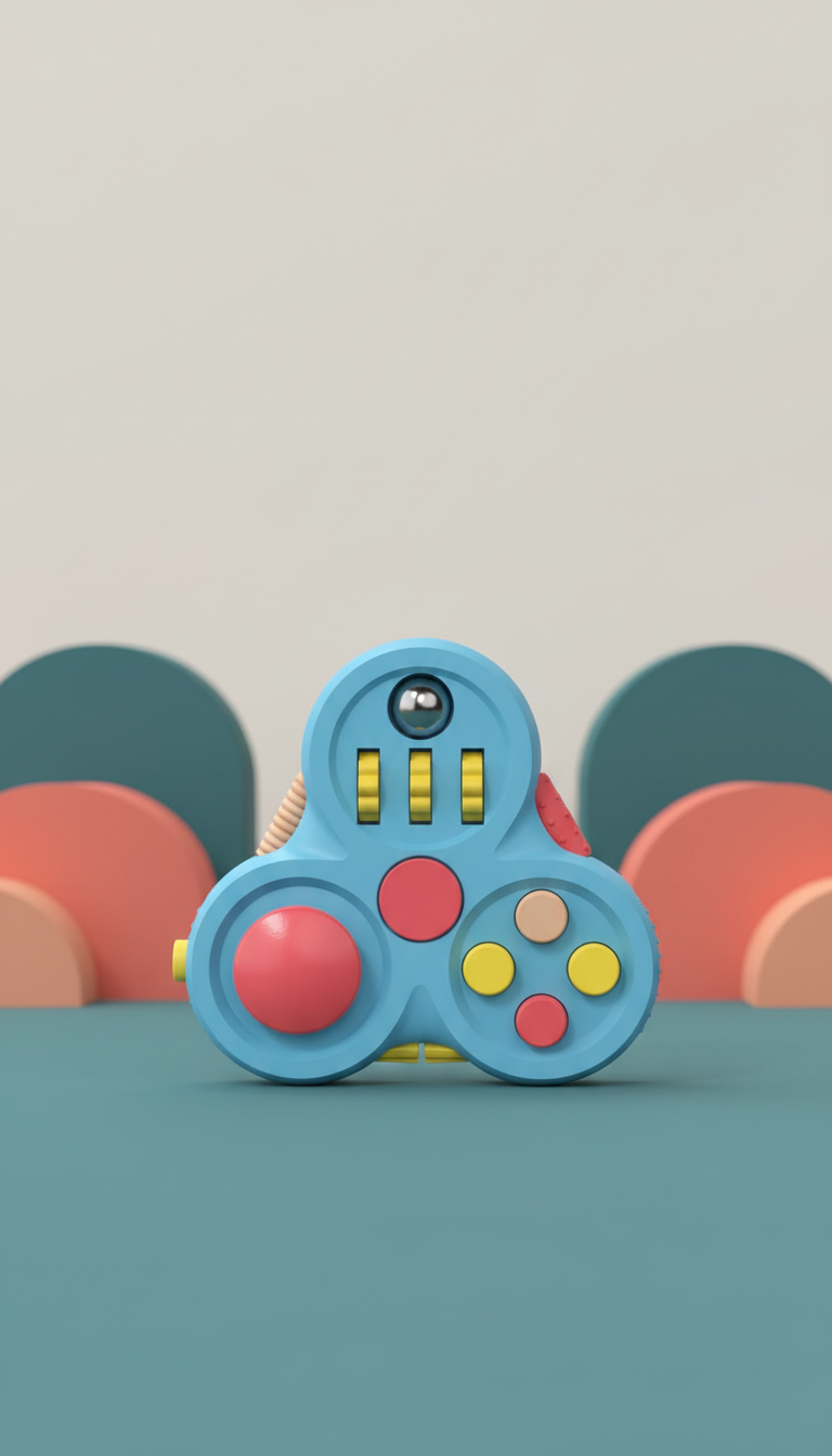 Fidget Pad Controlador Antiestresse - Alívio Ansiedade Adultos