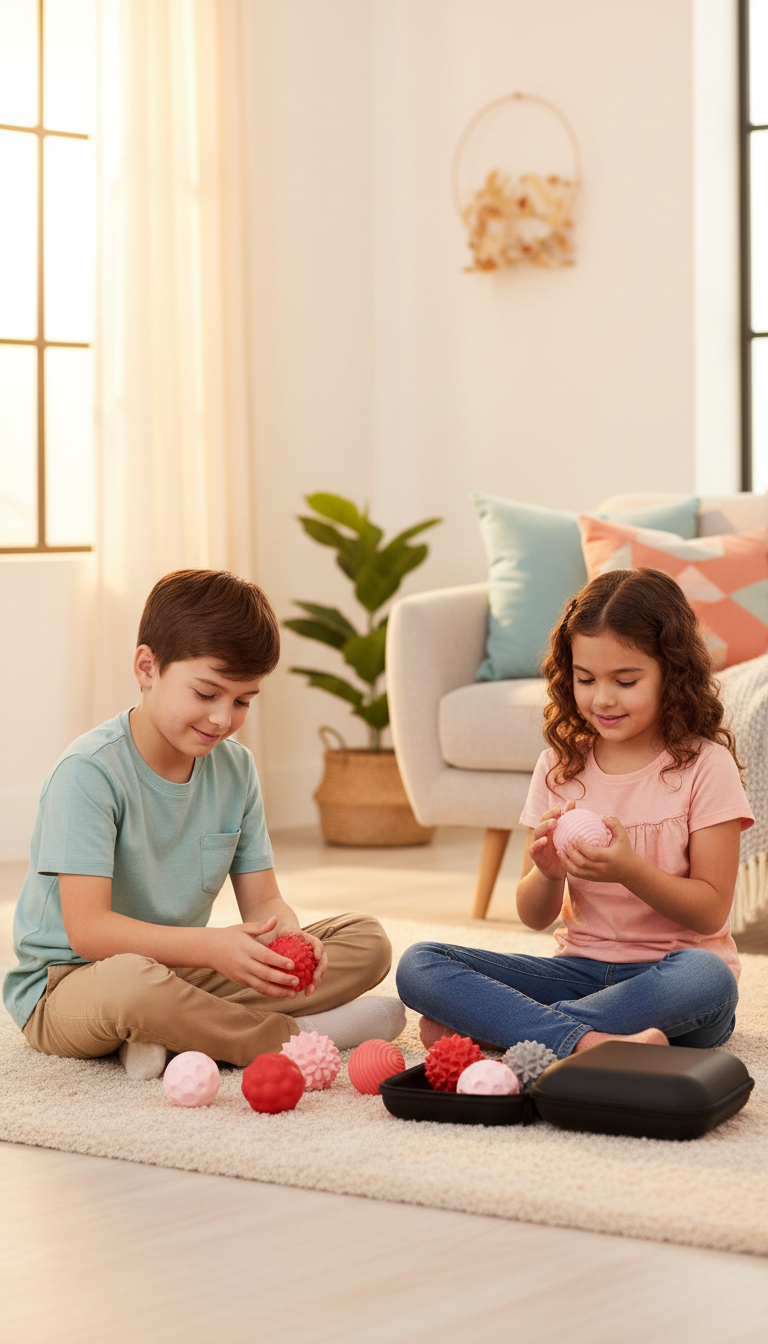 Bolas Magnéticas Fidget Silicone - Alívio Estresse Autismo TDAH