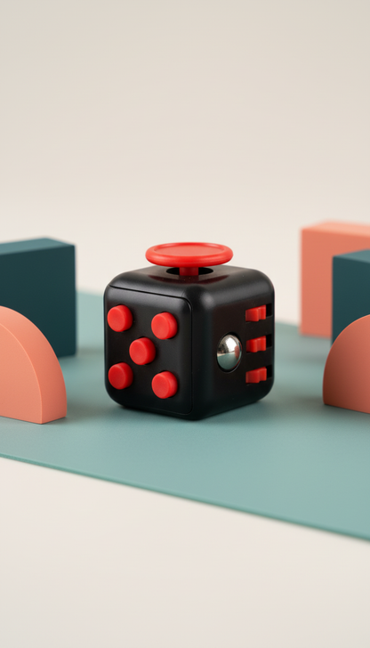 Cubo Fidget Infinito Magnético - Alívio Estresse e Ansiedade
