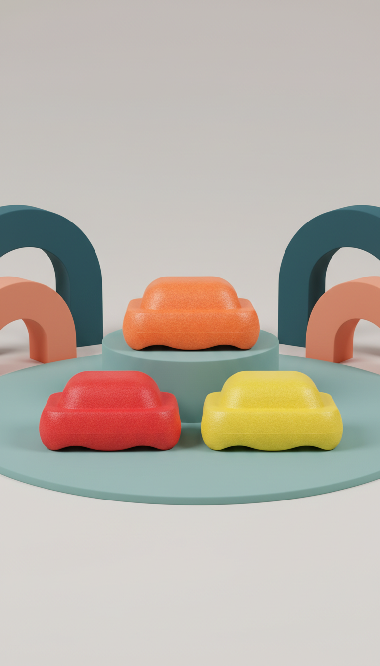 Blocos Equilíbrio Espuma - Desenvolvimento Motor Grosso