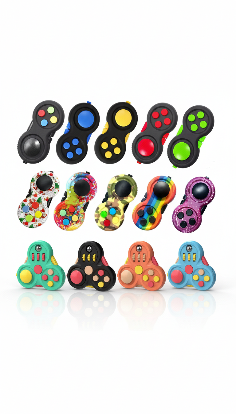 Fidget Pad Controlador Antiestresse - Alívio Ansiedade Adultos