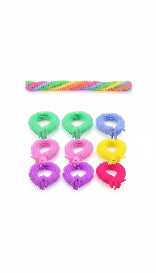 Pulseiras Elásticas Sensoriais Alpaca Fidget Kit 6 Peças TPR