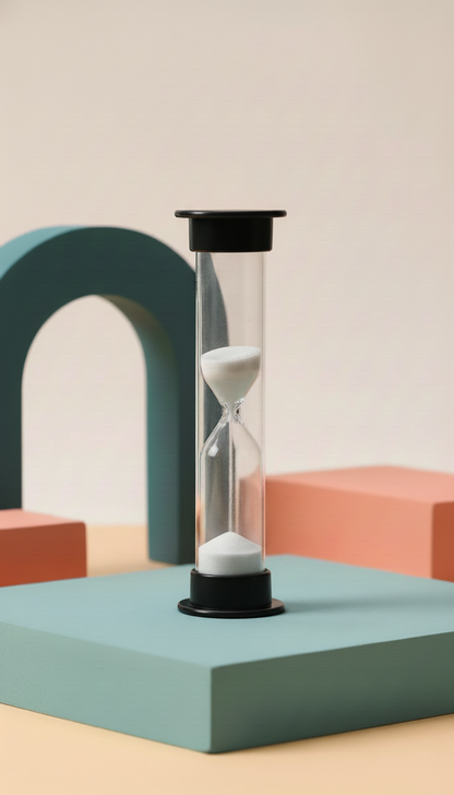 Conjunto Ampulhetas Coloridas 6 Tempos - Gestão Tempo Infantil