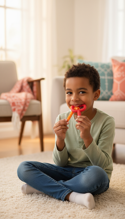 Mordedor Sensorial Oral Silicone - Estímulo Motor Infantil
