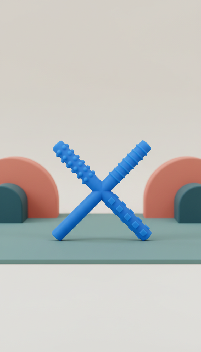 Mordedor Sensorial Oral Silicone - Estímulo Motor Infantil