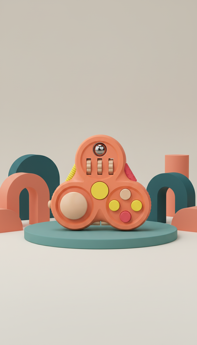 Fidget Pad Controlador Antiestresse - Alívio Ansiedade Adultos