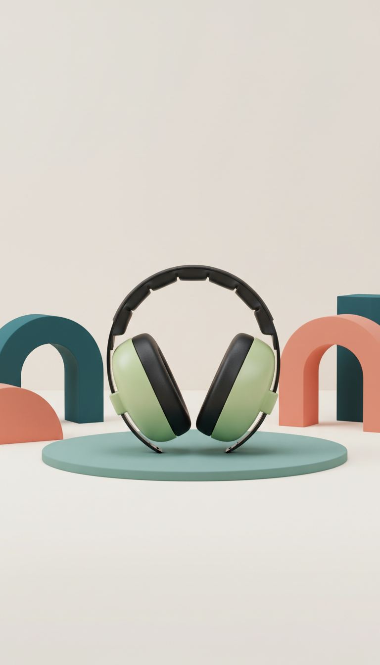 Abafador Ruído Bebê Faixa - Conforto Sensorial Descanso 23dB