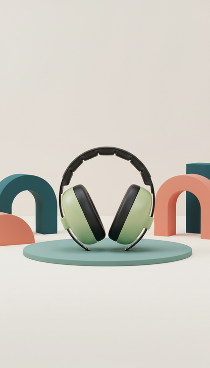 Abafador Ruído Bebê Faixa - Conforto Sensorial Descanso 23dB