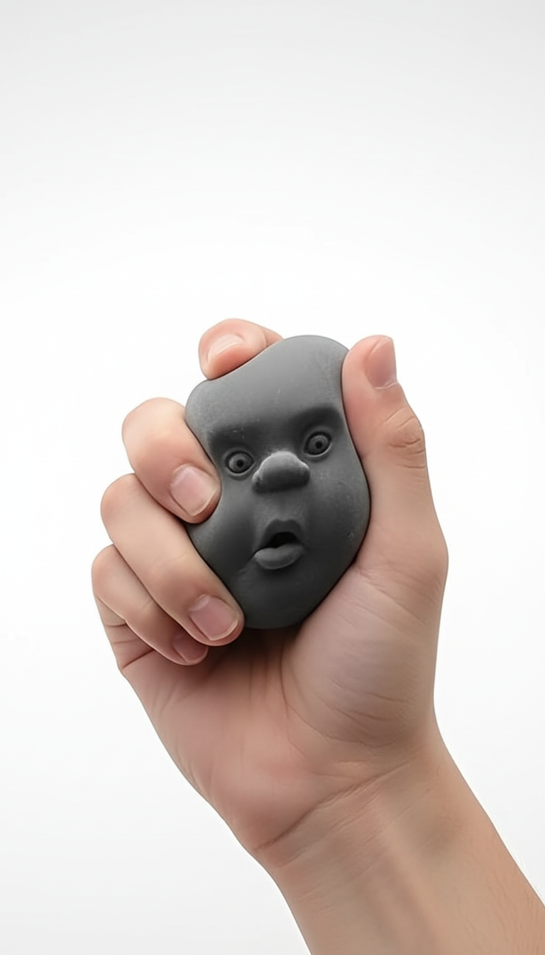 Bola Antiestresse Emoções Faciais - Alívio Estresse e Ansiedade